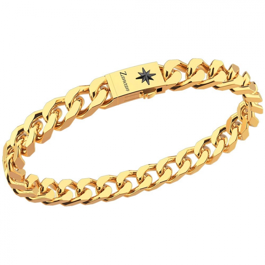 Bracciale Uomo In Oro Giallo 18 Kt Maglia Grumetta - Cubana: Vendita Oro, Gioielli, Bigiotteria