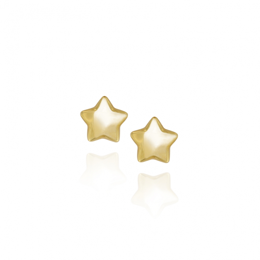 orecchini stelle in oro