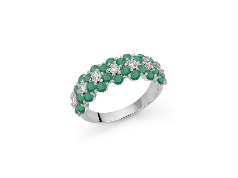 anello con smeraldi DonnaOro